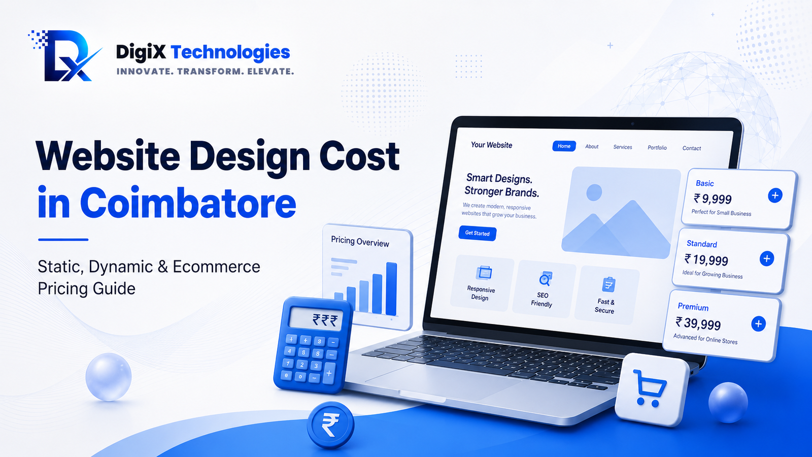 Website design cost in Coimbatore pricing guide