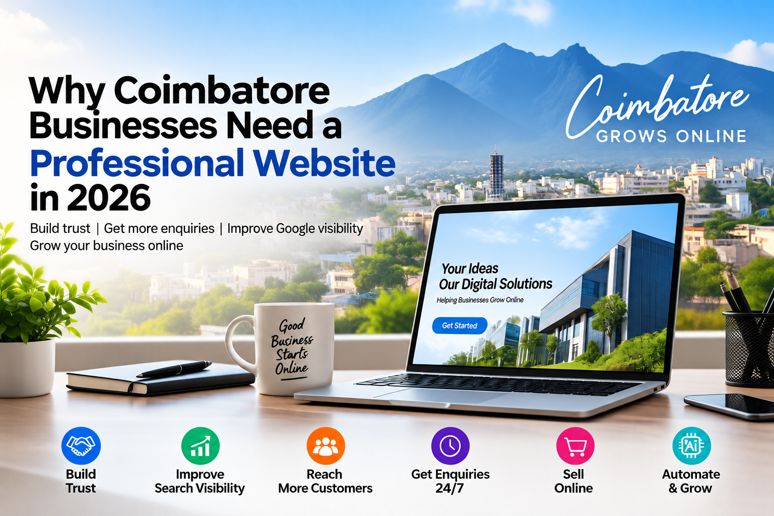 Why Coimbatore businesses need a professional website in 2026