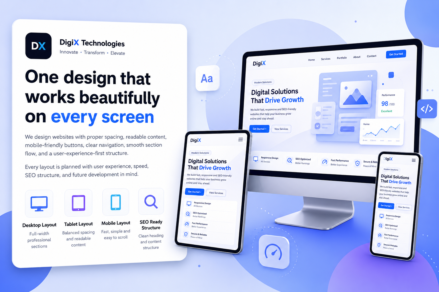 Responsive website design service in Coimbatore